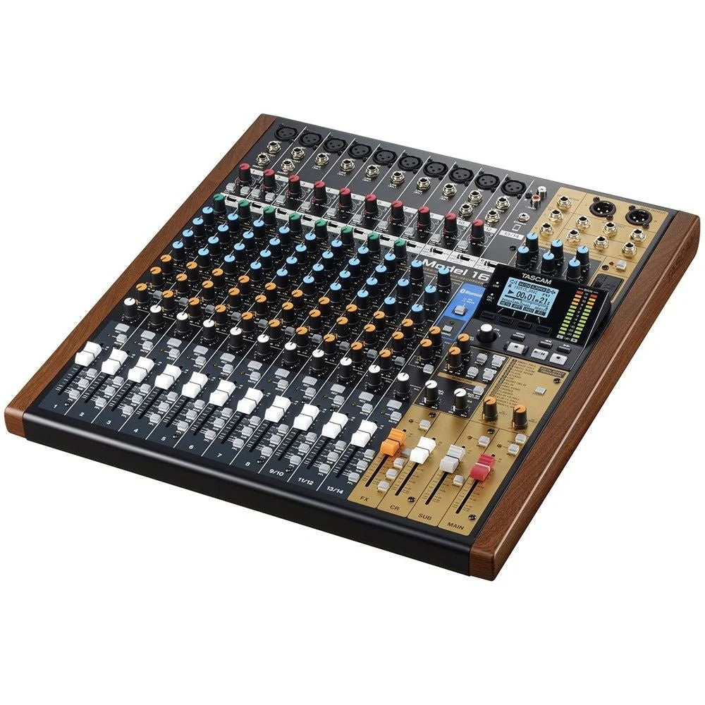 Tascam Model 16 Multitrack Recorder w/ Integrated USB Audio Interface & Analog Mixer - Image 3