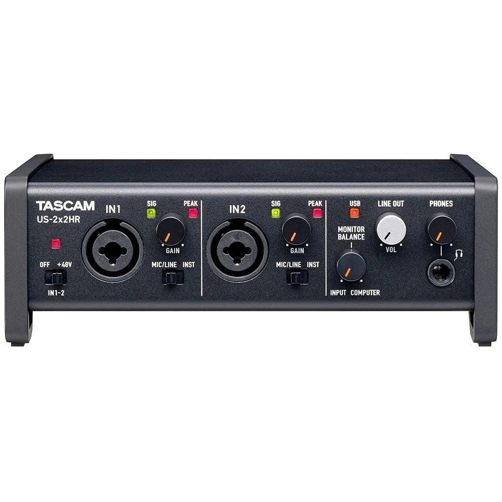 Tascam US-2x2HR USB-C Interface for Mac, Windows & iOS