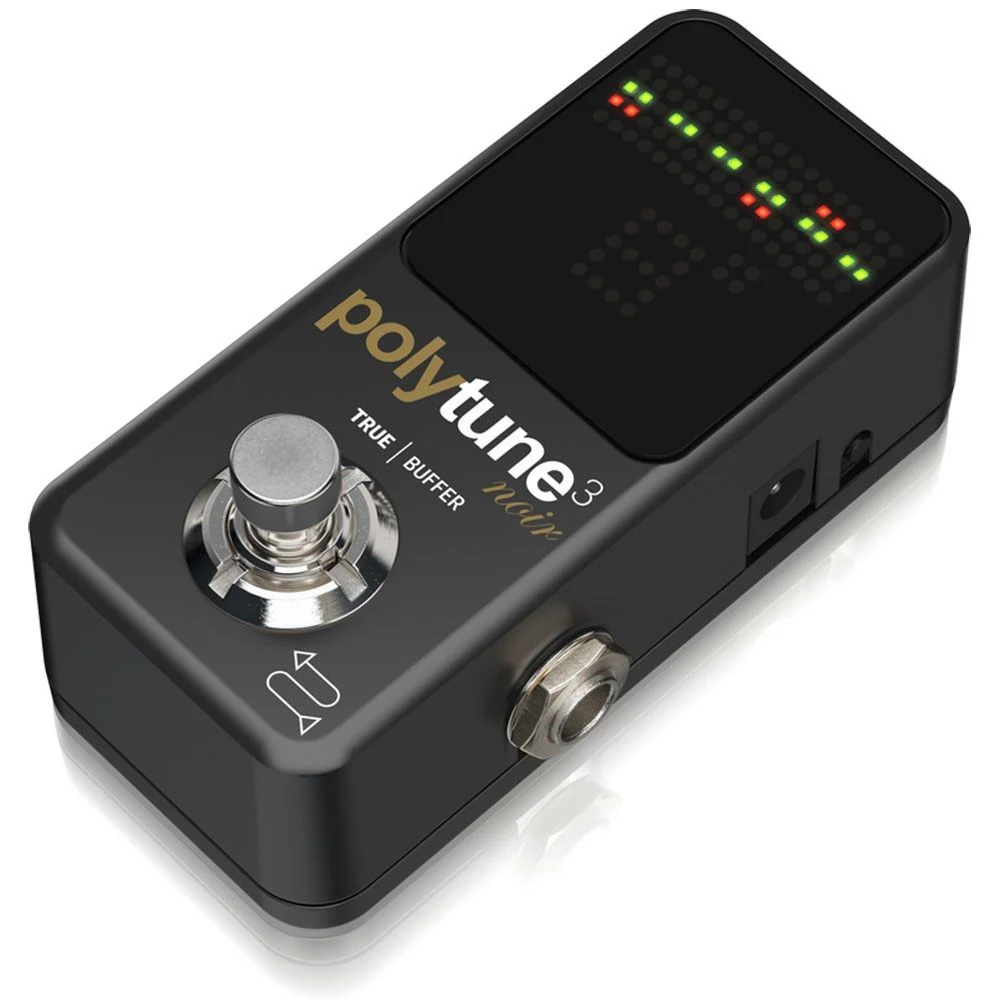 TC Electronic Polytune 3 Mini Tiny Polyphonic Tuner w/ Built-in Buffer Black - Image 3