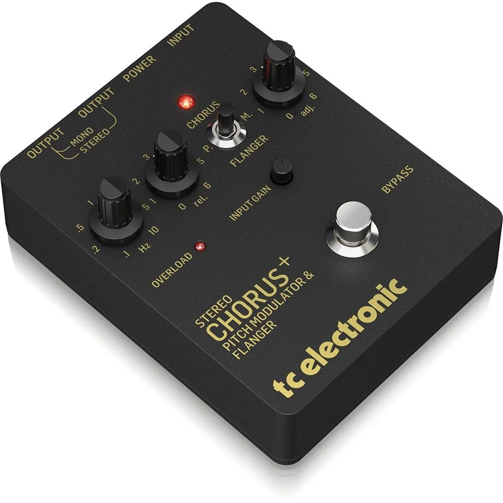 TC Electronic SCF Gold Stereo Chorus Flanger Pedal (Black) - Image 4