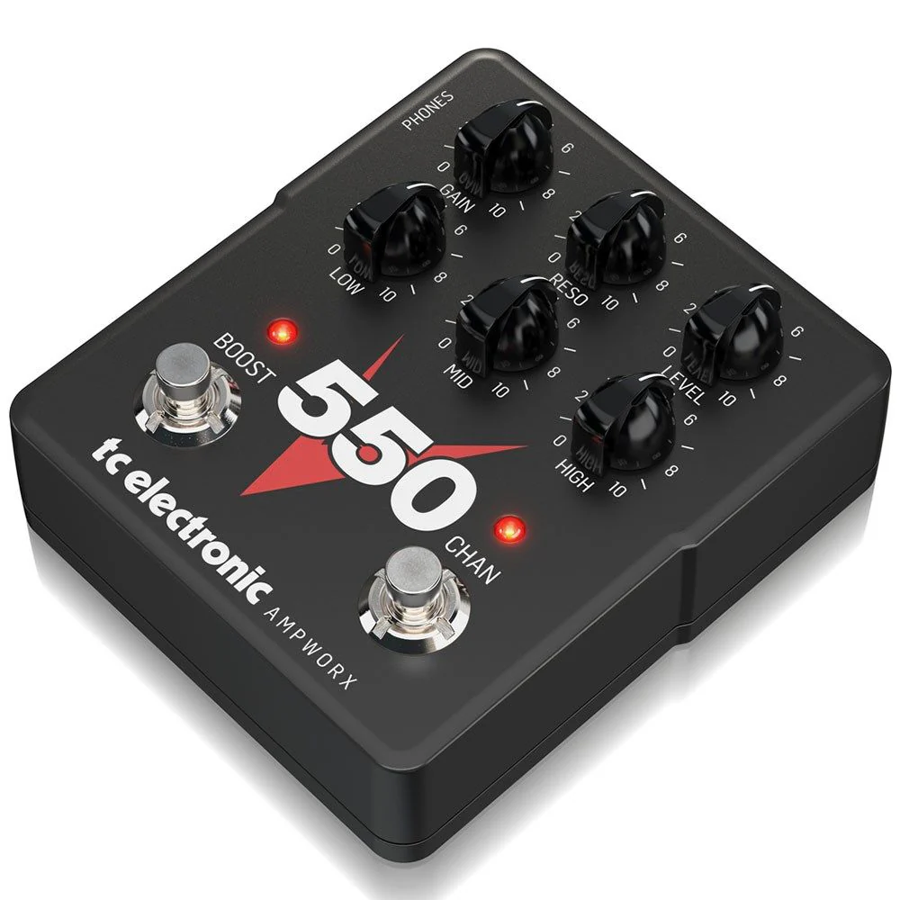 TC Electronic V550 Dual Channel Guitar Preamp Pedal - Image 4