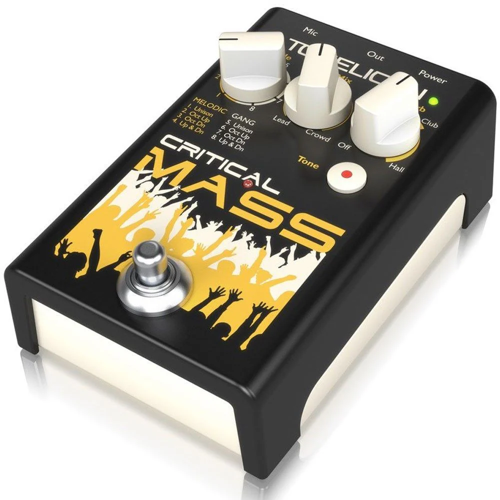 TC Helicon Critical Mass Choir, Reverb & Tone Pedal Vocal Effects - Image 2