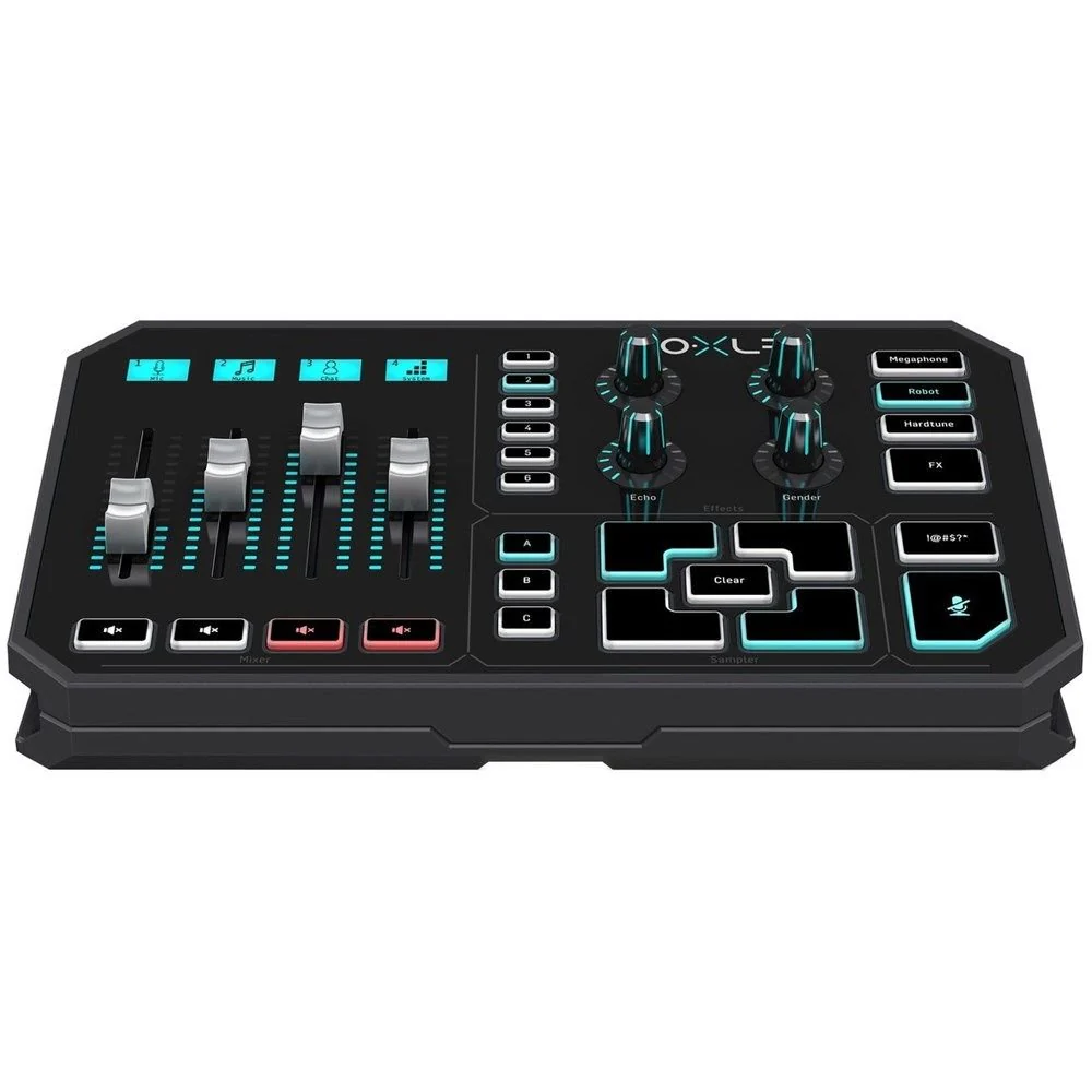 TC Helicon GO XLR 4-Channel Broadcast Mixer w/ Motorised Faders & FX Black - Image 3