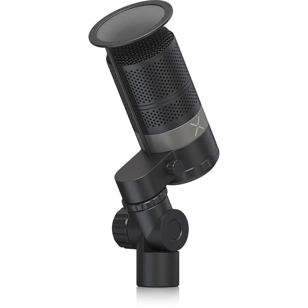 TC Helicon GO XLR MIC Dynamic Broadcast Microphone w/ Integrated Pop Filter Black - Image 3
