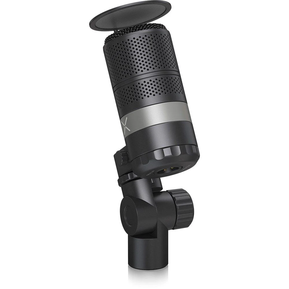 TC Helicon GO XLR MIC Dynamic Broadcast Microphone w/ Integrated Pop Filter Black - Image 4