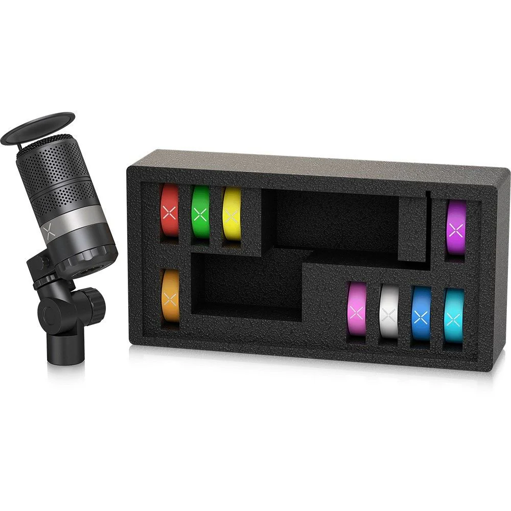 TC Helicon GO XLR MIC Dynamic Broadcast Microphone w/ Integrated Pop Filter Black - Image 5