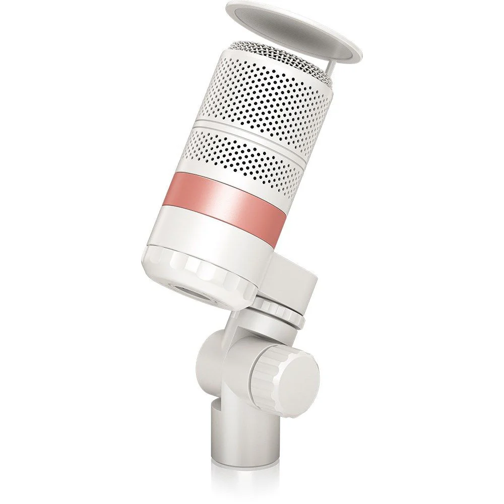 TC Helicon GO XLR MIC Dynamic Broadcast Microphone w/ Integrated Pop Filter White