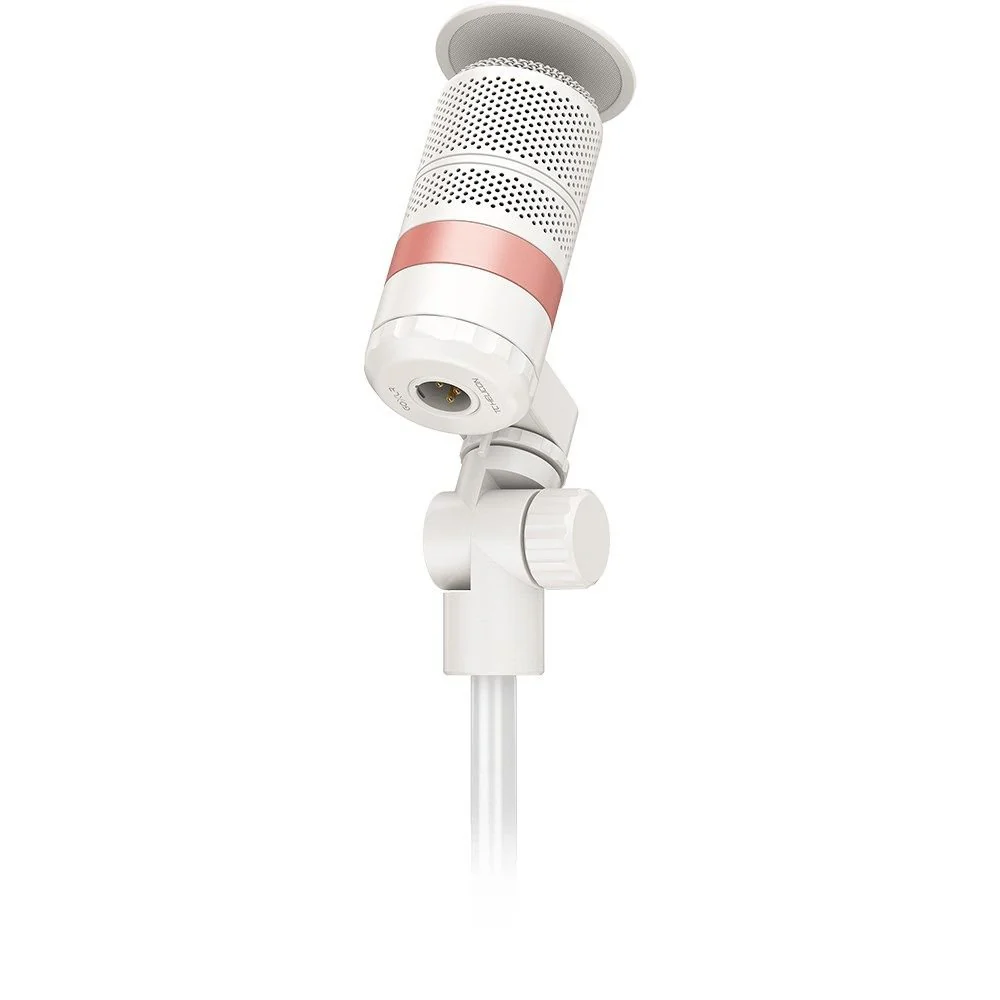 TC Helicon GO XLR MIC Dynamic Broadcast Microphone w/ Integrated Pop Filter White - Image 2