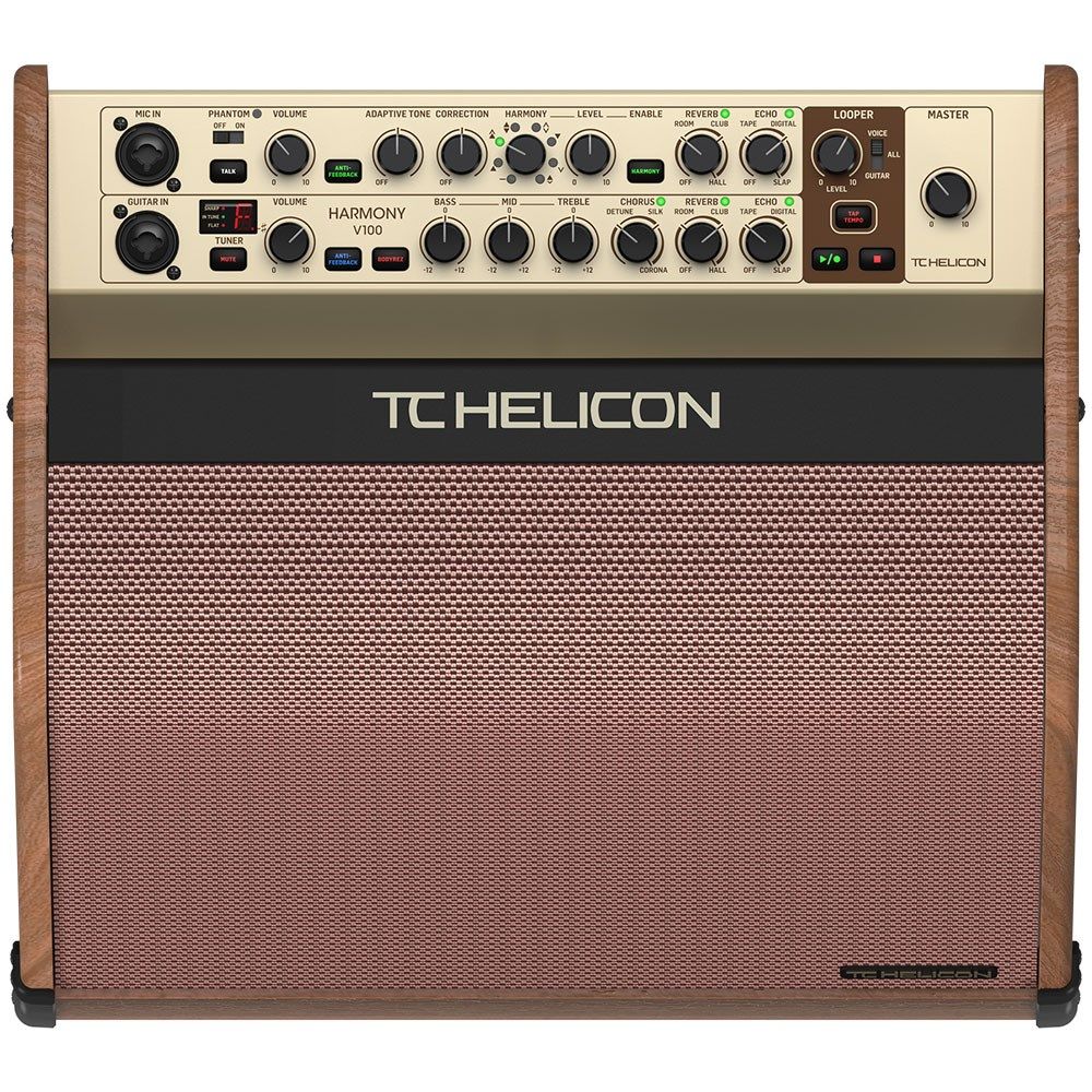 TC Helicon Harmony V100 100W 2-Channel Acoustic Amplifier w/ Vocal Effects - Image 2