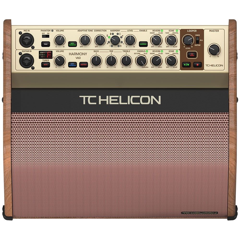 TC Helicon Harmony V60 60W 2-Channel Acoustic Amplifier w/ Vocal Effects - Image 2