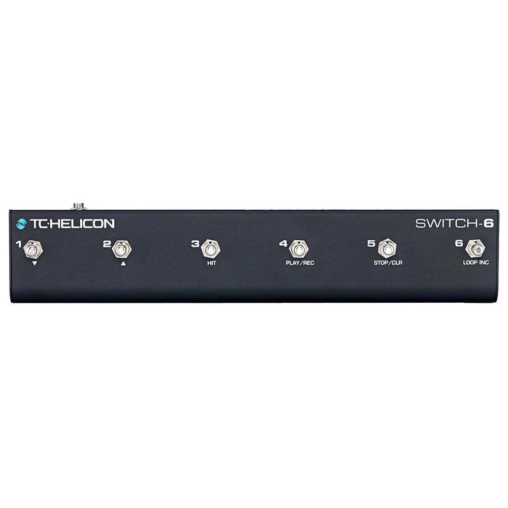 TC Helicon Switch-6 6-Button Footswitch for VoiceLive & Play Series FX Units