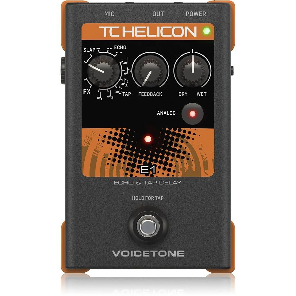 TC Helicon VoiceTone E1 Vocal Echo Vocal Effects