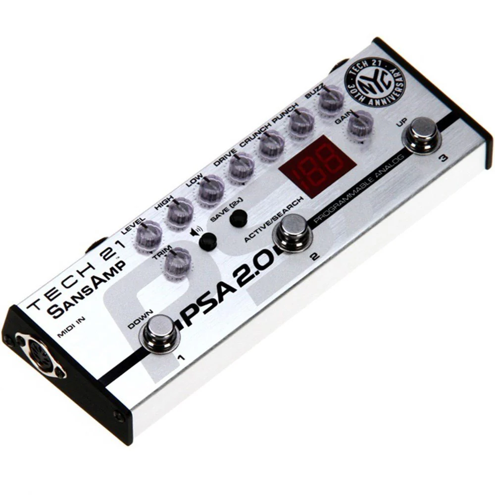 Tech 21 SansAmp PSA 2.0 Programmable Preamp Pedal - Image 3