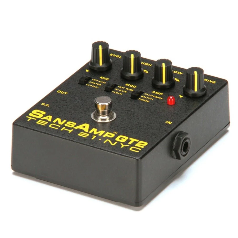 Tech 21 SansAmp GT2 Analog Amp Modeling Preamp Pedal - Image 3