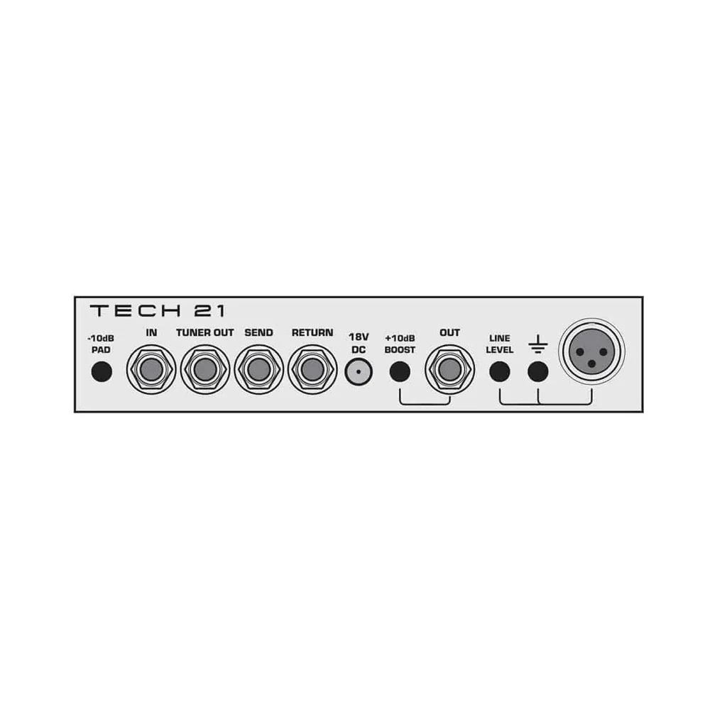 Tech 21 SansAmp XB Driver Ultimate Multi-Channel Bass Preamp DI XBDR - Image 2