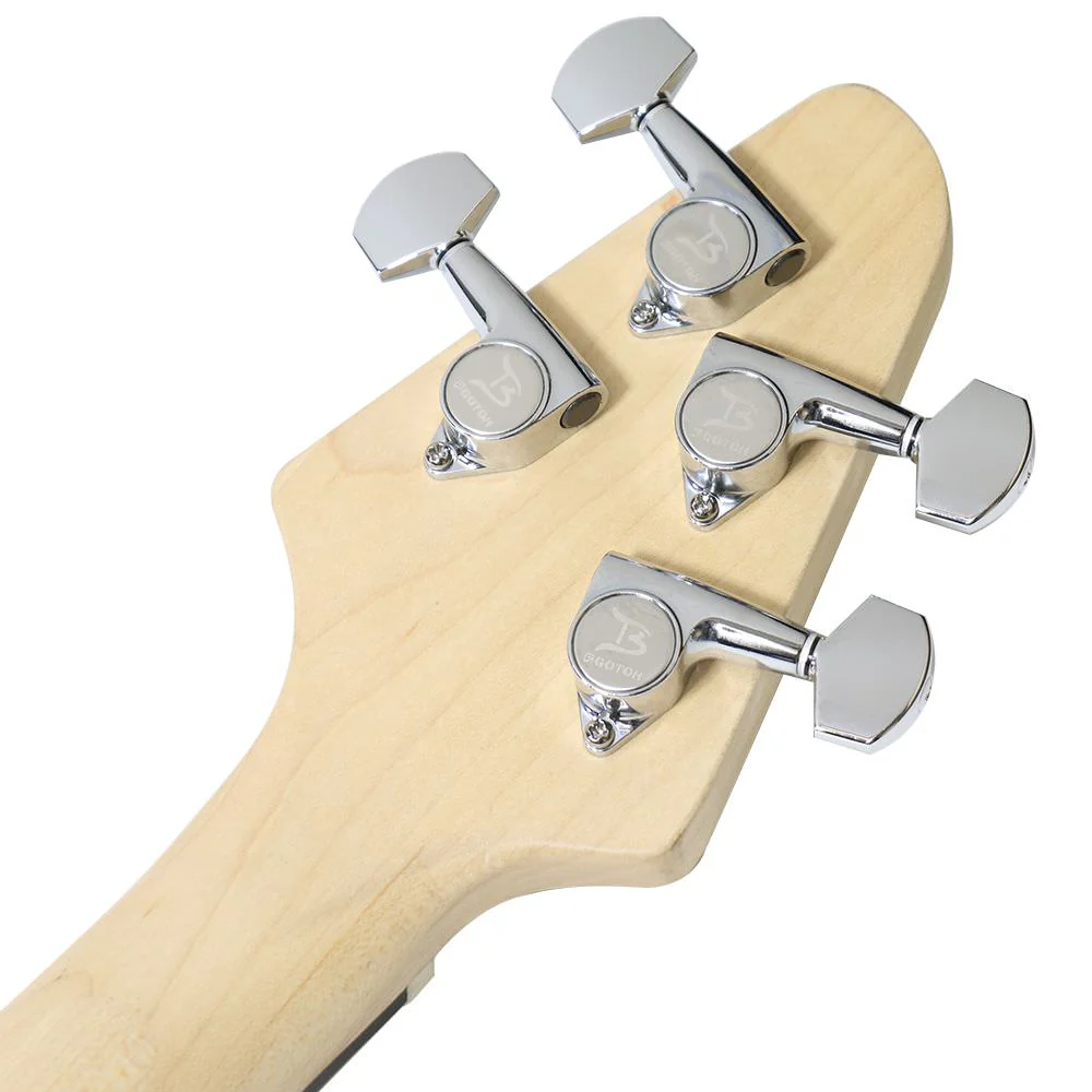 Tiny Boy Bass TBP-3400BFM Short Scale 4 St Bass DX-3 Line PB Type Trans Black - Image 4