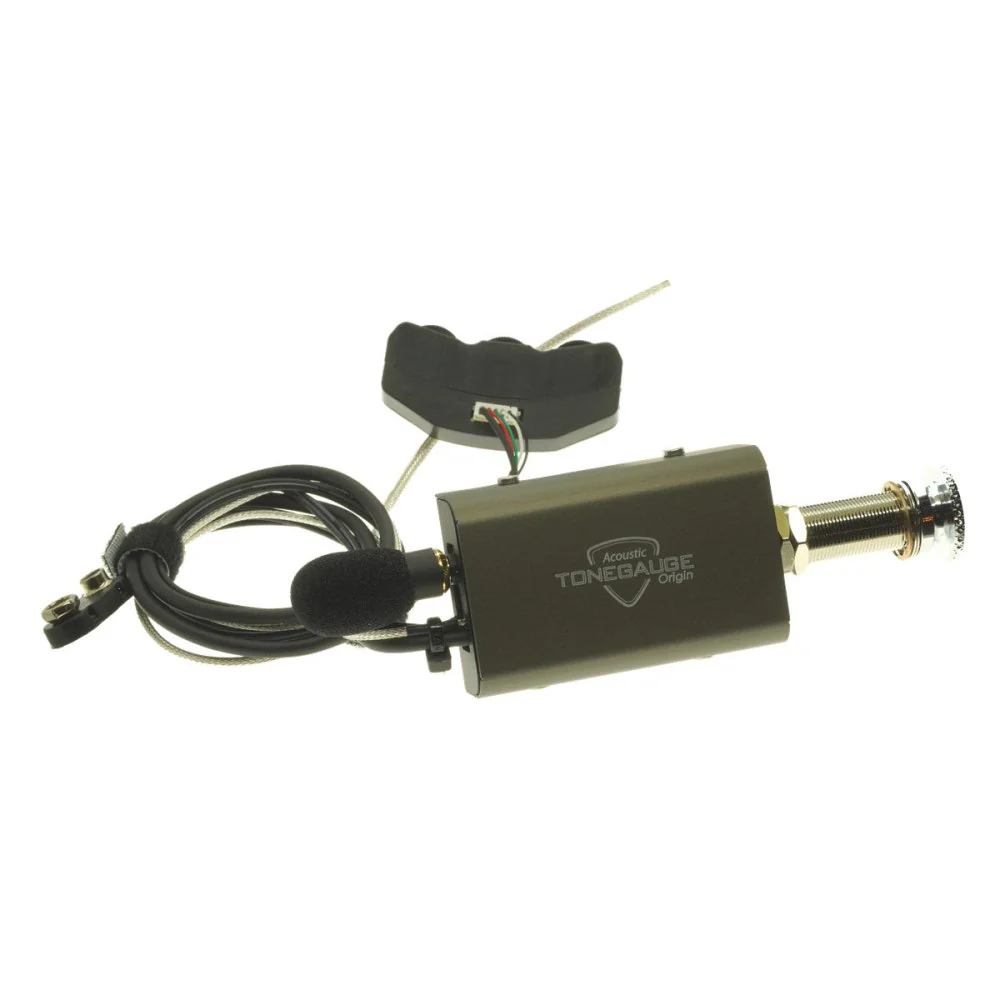 ToneGauge ORIGIN Acoustic Guitar Dual Source Preamp Pickup System Microphone & Piezo Pickup Blend Control - Image 10