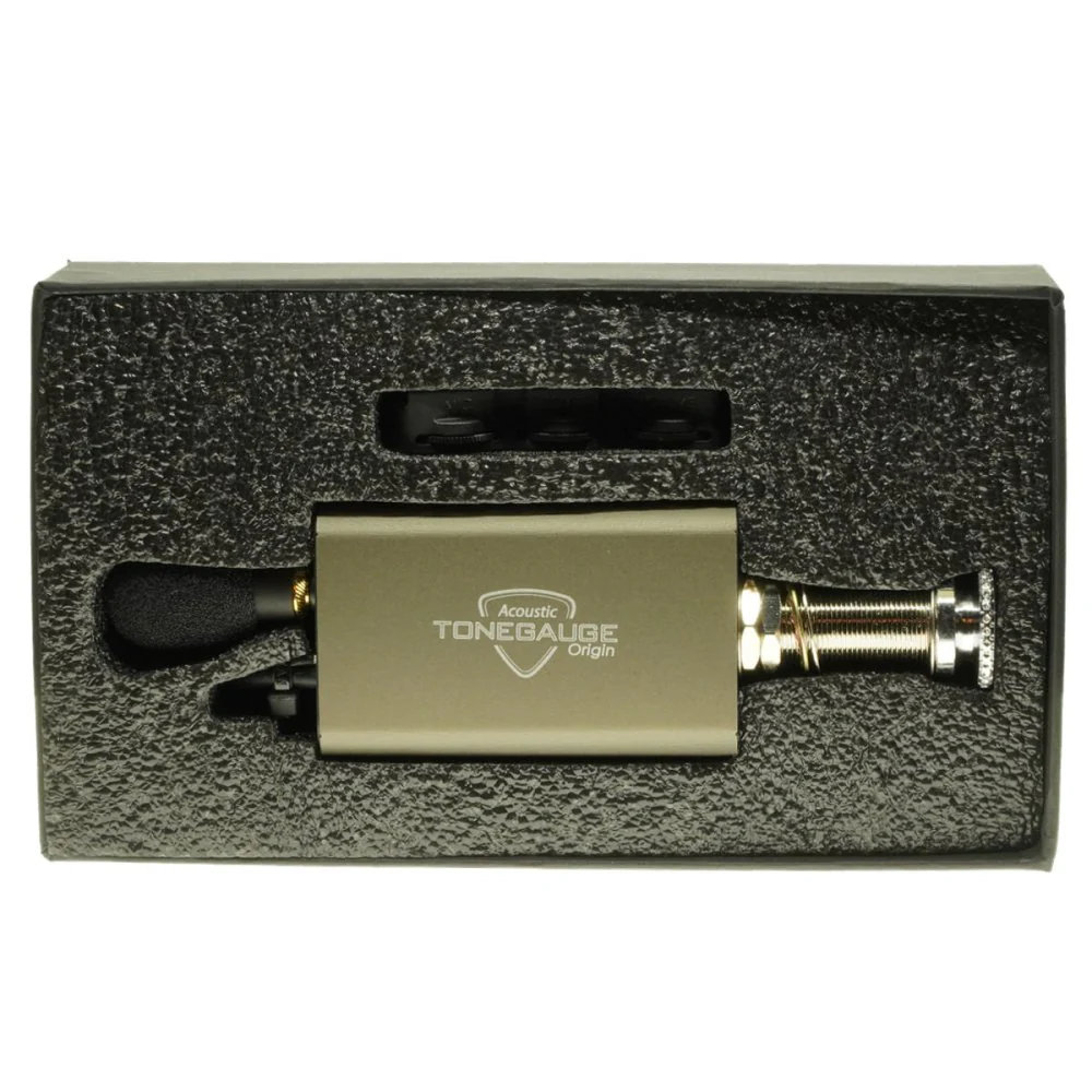 ToneGauge ORIGIN Acoustic Guitar Dual Source Preamp Pickup System Microphone & Piezo Pickup Blend Control - Image 5