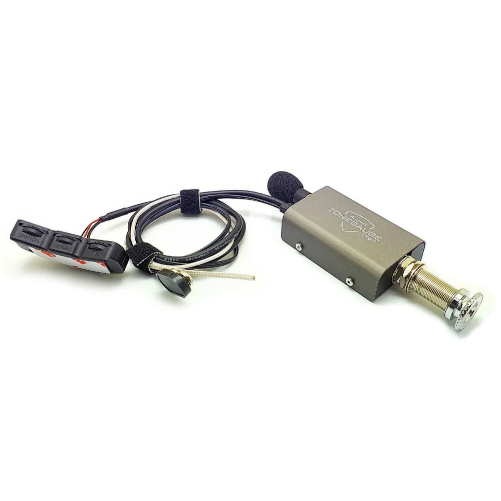 ToneGauge ORIGIN Acoustic Guitar Dual Source Preamp Pickup System Microphone & Piezo Pickup Blend Control - Image 6
