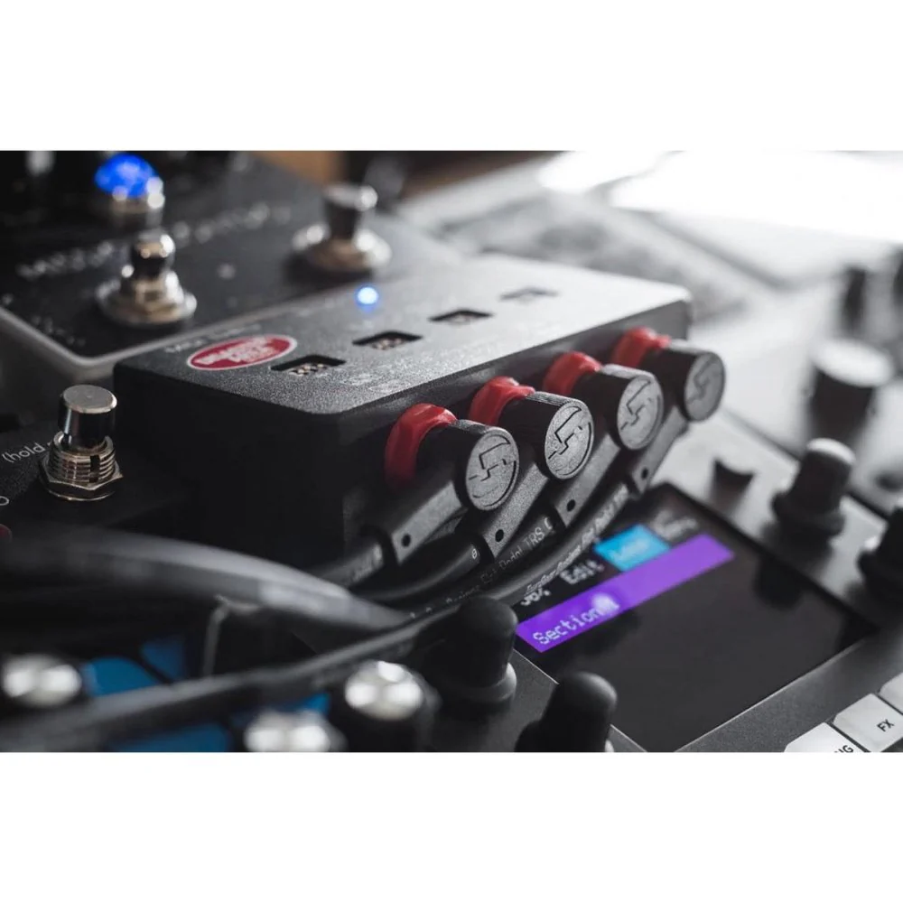 TourGear Designs Y-Cable Flat Patch Splitter Cable TRS Stereo to Dual TS Mono For Stereo Pedals - Image 9