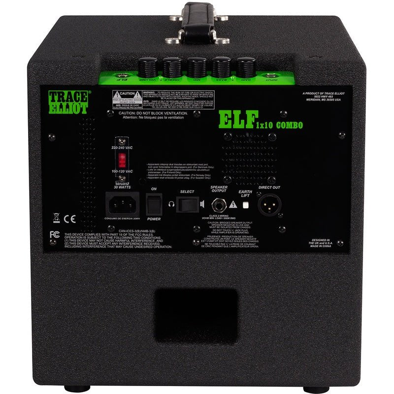 Trace Elliot ELF Series Ultra Compact Bass Amplifier Combo 200-Watt 1x10" - Image 5