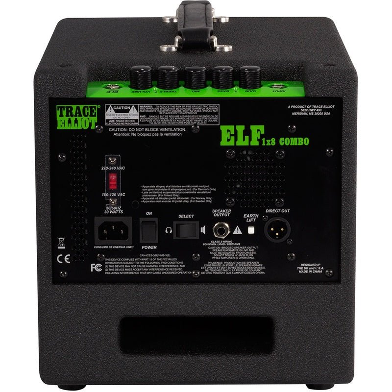 Trace Elliot ELF Series Ultra Compact Bass Amplifier Combo 200-Watt 1x8" - Image 4