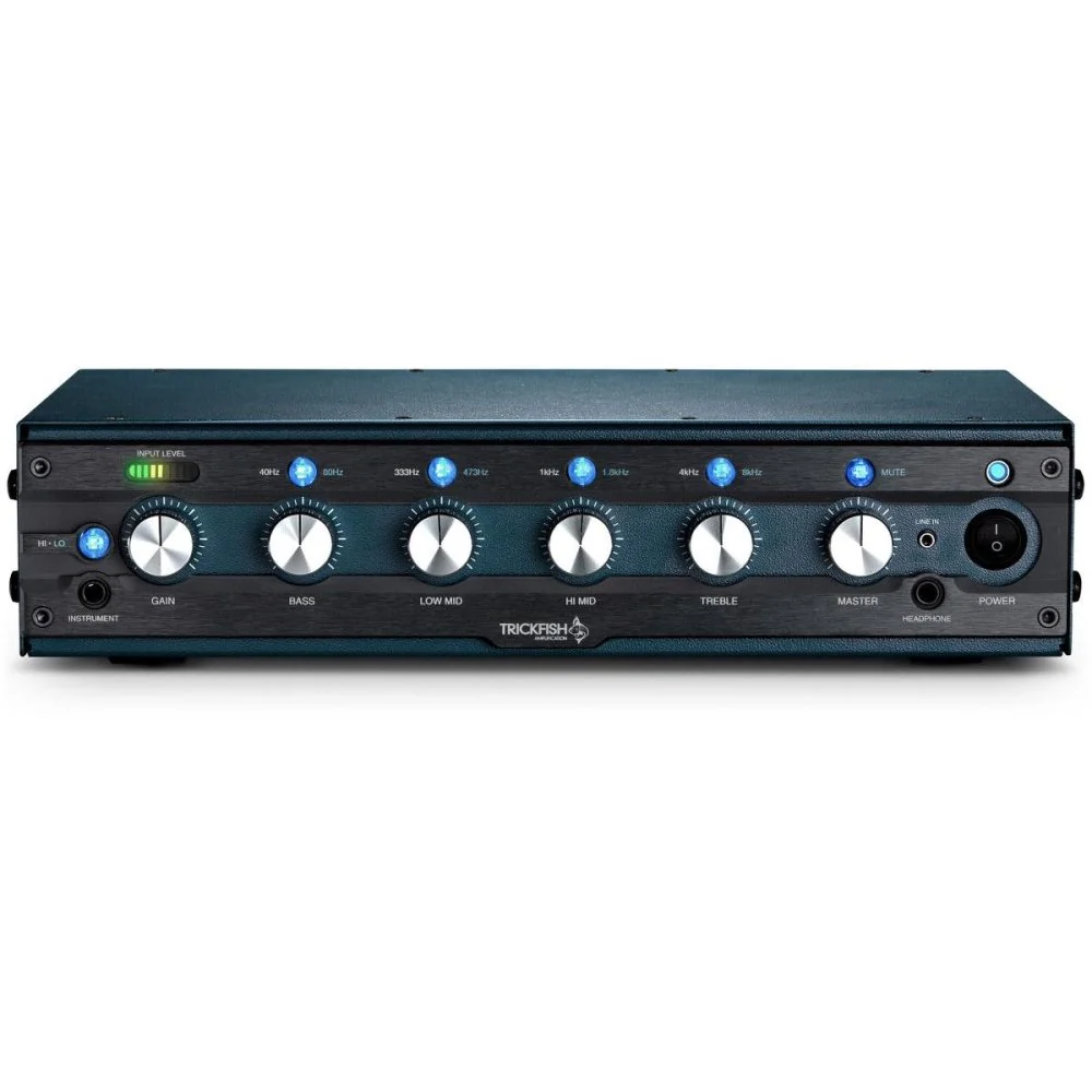 Trickfish Bullhead 1K 1,000W Class D Bass Amplifier Head Mike Pope Designed Preamp - Image 3