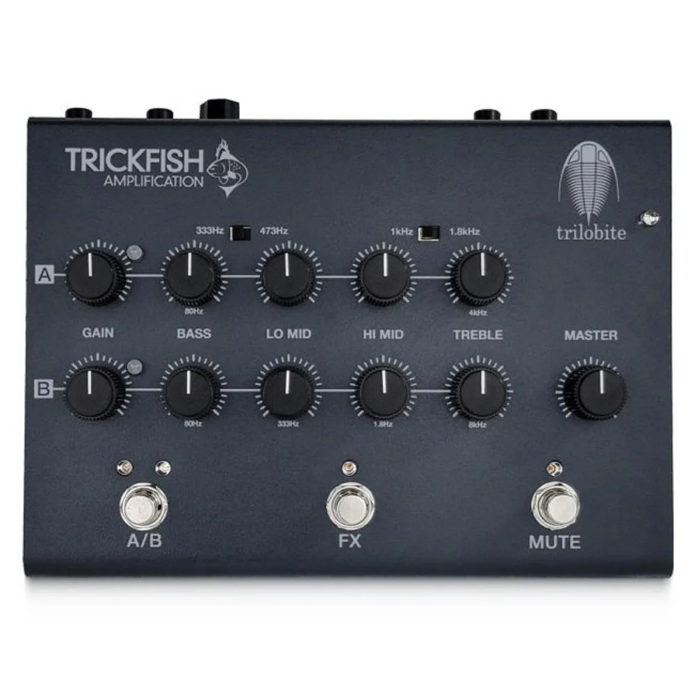 Trickfish Trilobite Dual Channel Bass Preamp & DI w/ AB Switch, FX Loops & Bullhead EQ