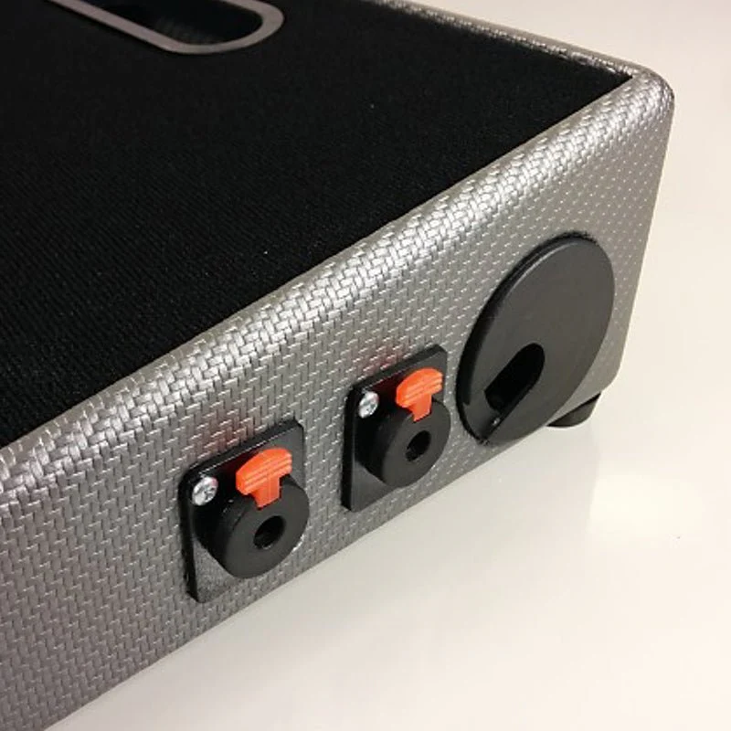 PM-TRS/TRS Feedthrough TRS / TS Locking Jacks Compatible w/ Caseman Gentleman Pedalboard - Image 4