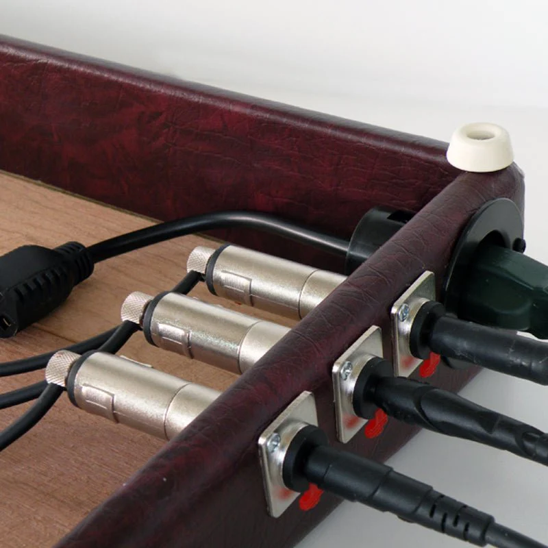 PM-TRS/TRS Feedthrough TRS / TS Locking Jacks Compatible w/ Caseman Gentleman Pedalboard - Image 6