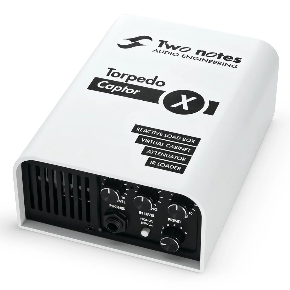 Two Notes Torpedo Captor X 8 Ohms Reactive Load Box, Virtual Cab Attenuator & IR Loader