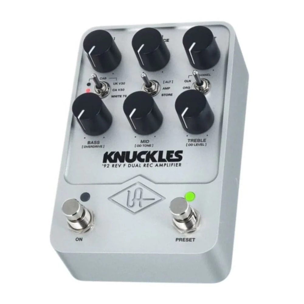 Universal Audio UAFX Knuckles '92 Dual Rec Amp w/ TS Overdrive Based on Mesa Boogie Dual Rectifier