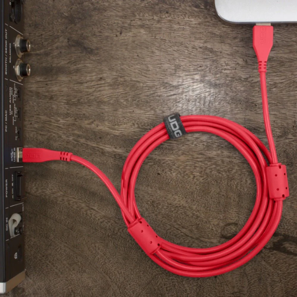 UDG Ultimate U95003 USB2 Cable A-B Red Straight 3m - Image 7