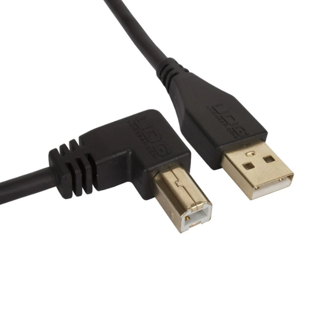 UDG Ultimate U95005 USB2 Cable A-B Black Angled 2m - Image 4