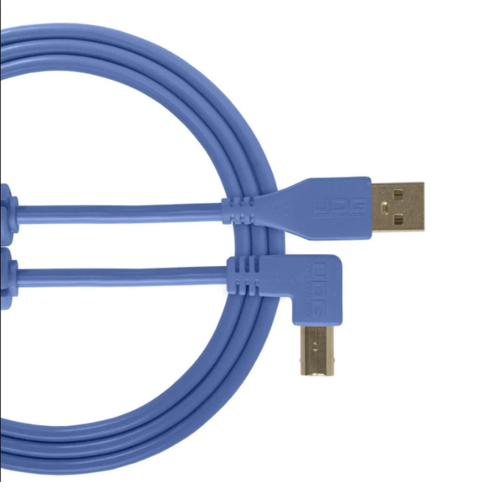 UDG Ultimate U95005 USB2 Cable A-B Blue Angled 2m - Image 2