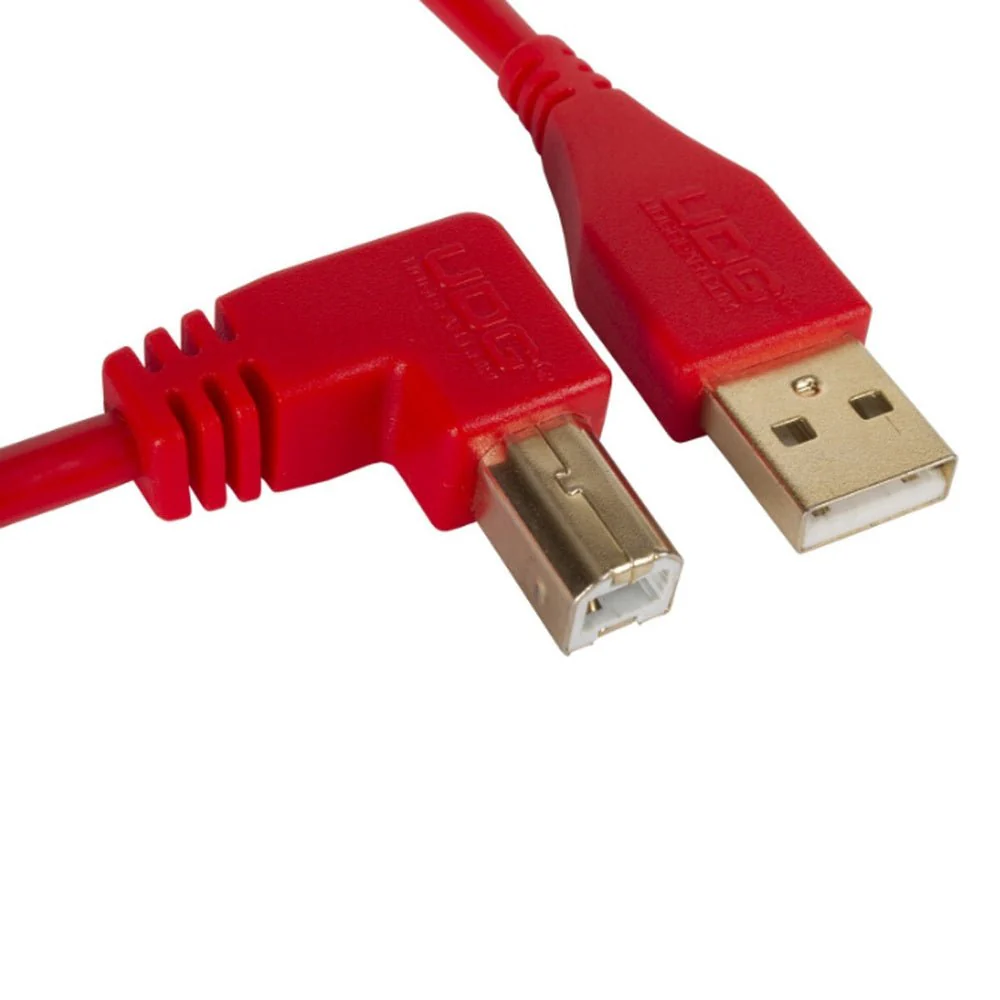 UDG Ultimate U95005 USB2 Cable A-B Red Angled 2m - Image 3