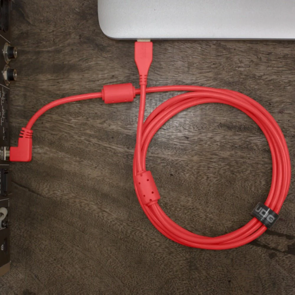 UDG Ultimate U95005 USB2 Cable A-B Red Angled 2m - Image 7