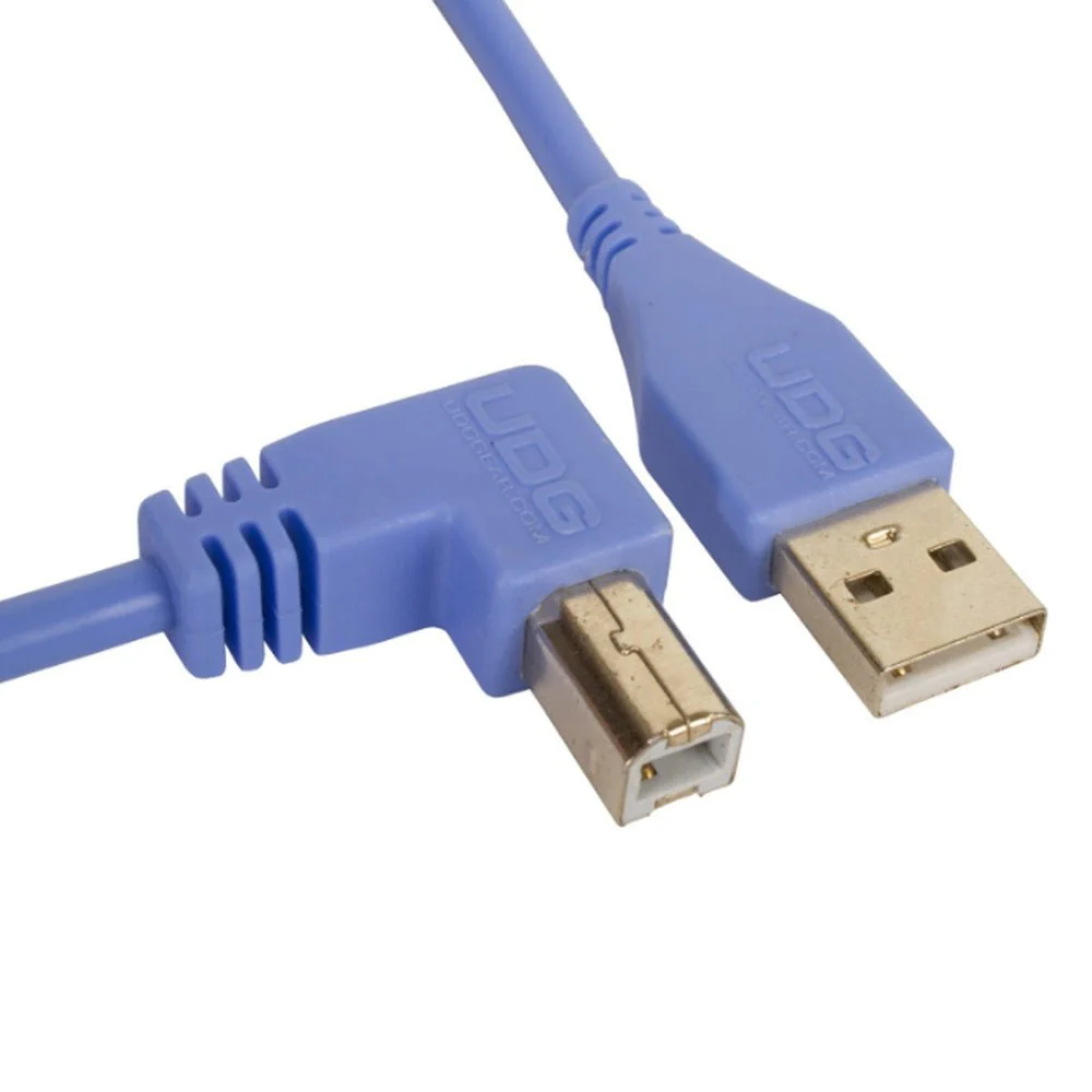 UDG Ultimate U95006 USB2 Cable A-B Blue Angled 3m - Image 4
