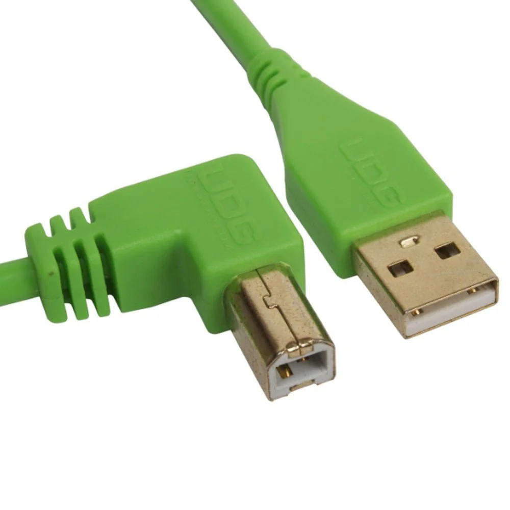 UDG Ultimate U95006 USB2 Cable A-B Green Angled 3m - Image 6