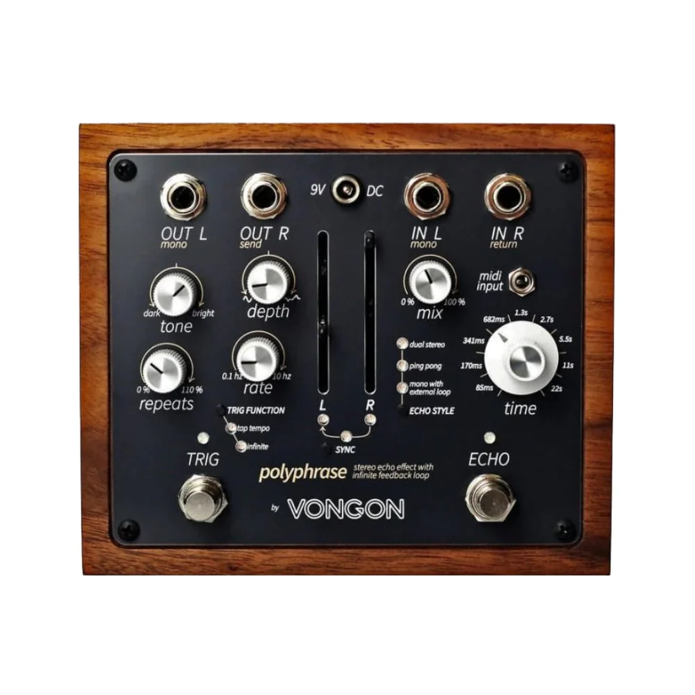 Vongon Polyphrase Stereo Echo w/ infinite Feedback Loop
