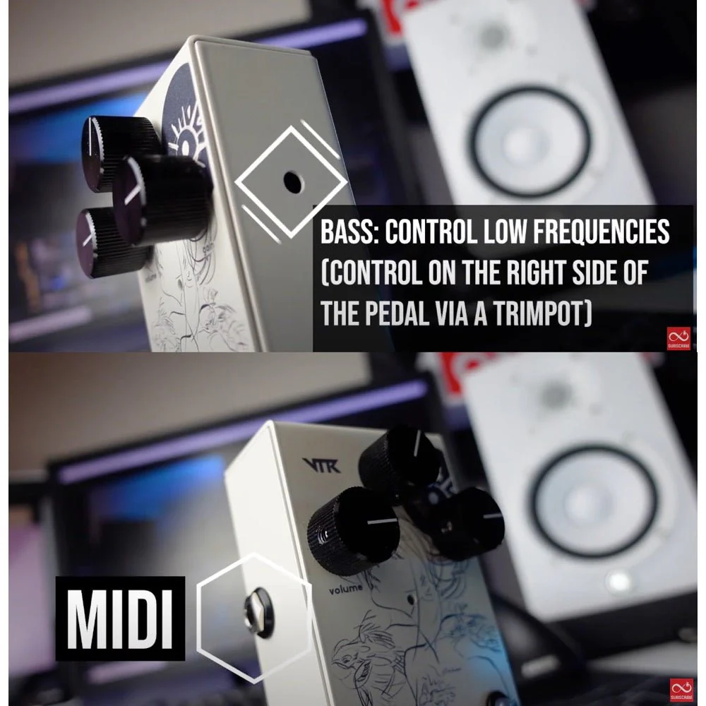 VTR Effects HELIOS 6-Clipping Mode Overdrive 100% Analog Circuits w/ Digital Control - Image 3