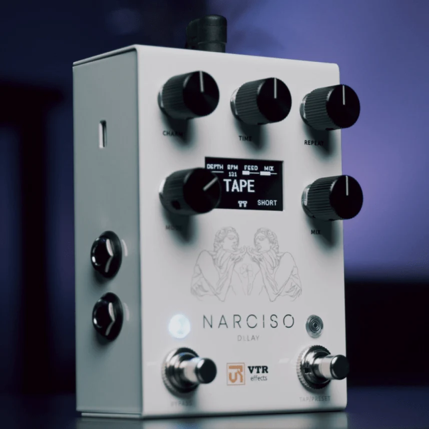 VTR Effects NARCISO Stereo Delay 6-Algorithms Digital, Analog, Tape, Overnotes, D-Space & Resonant - Image 3