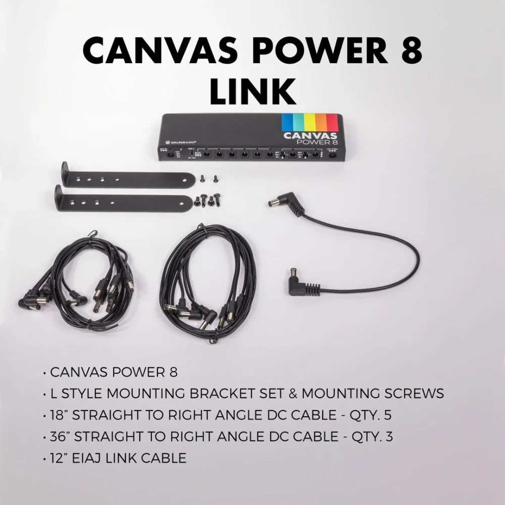 Walrus CANVAS POWER 8 LINK Low Profile Pedal Power Supply Without AC Adapter - Image 4
