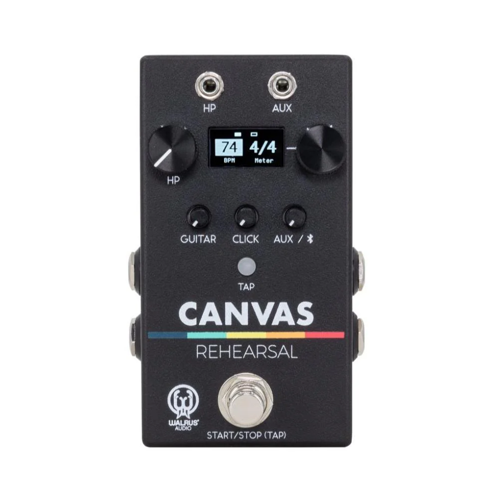 Walrus Canvas REHEARSAL Pedalboard IEM Headphone Amp w/ Clicks, AUX in & Bluetooth Audio - Image 7