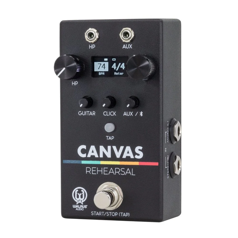 Walrus Canvas REHEARSAL Pedalboard IEM Headphone Amp w/ Clicks, AUX in & Bluetooth Audio - Image 8