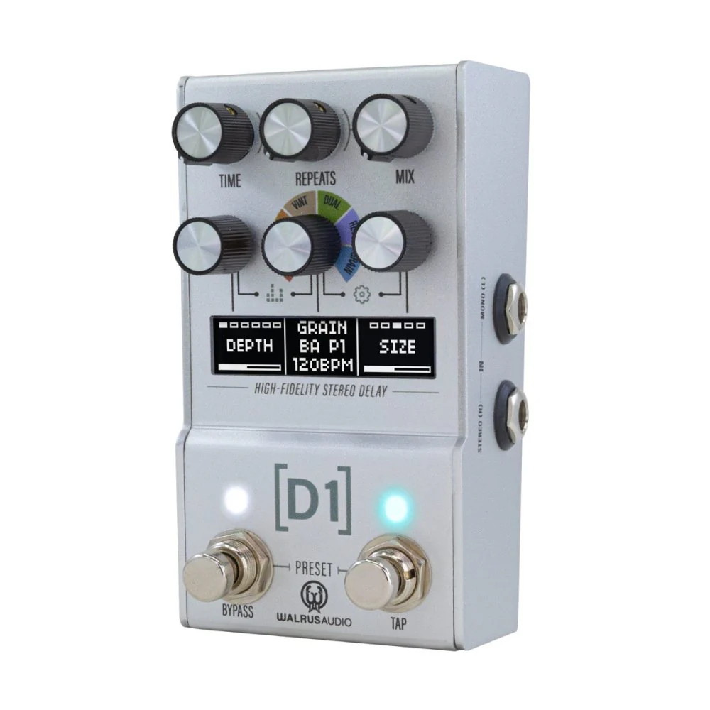 Walrus D1 MK2 High-Fidelity Stereo Delay Pedal MAKO Series - Image 3