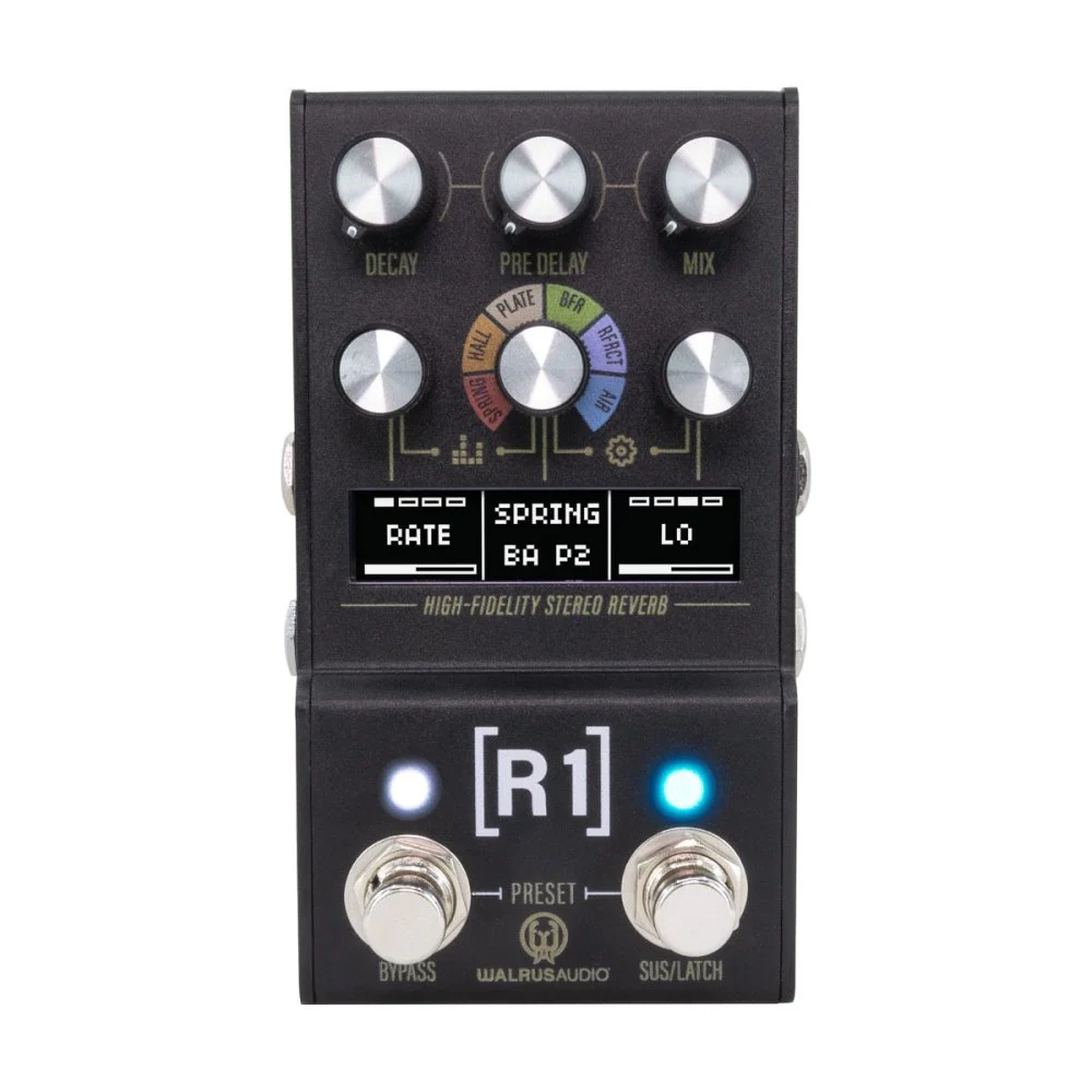 Walrus R1 MK2 High-Fidelity Stereo Reverb Pedal MAKO Series - Image 2