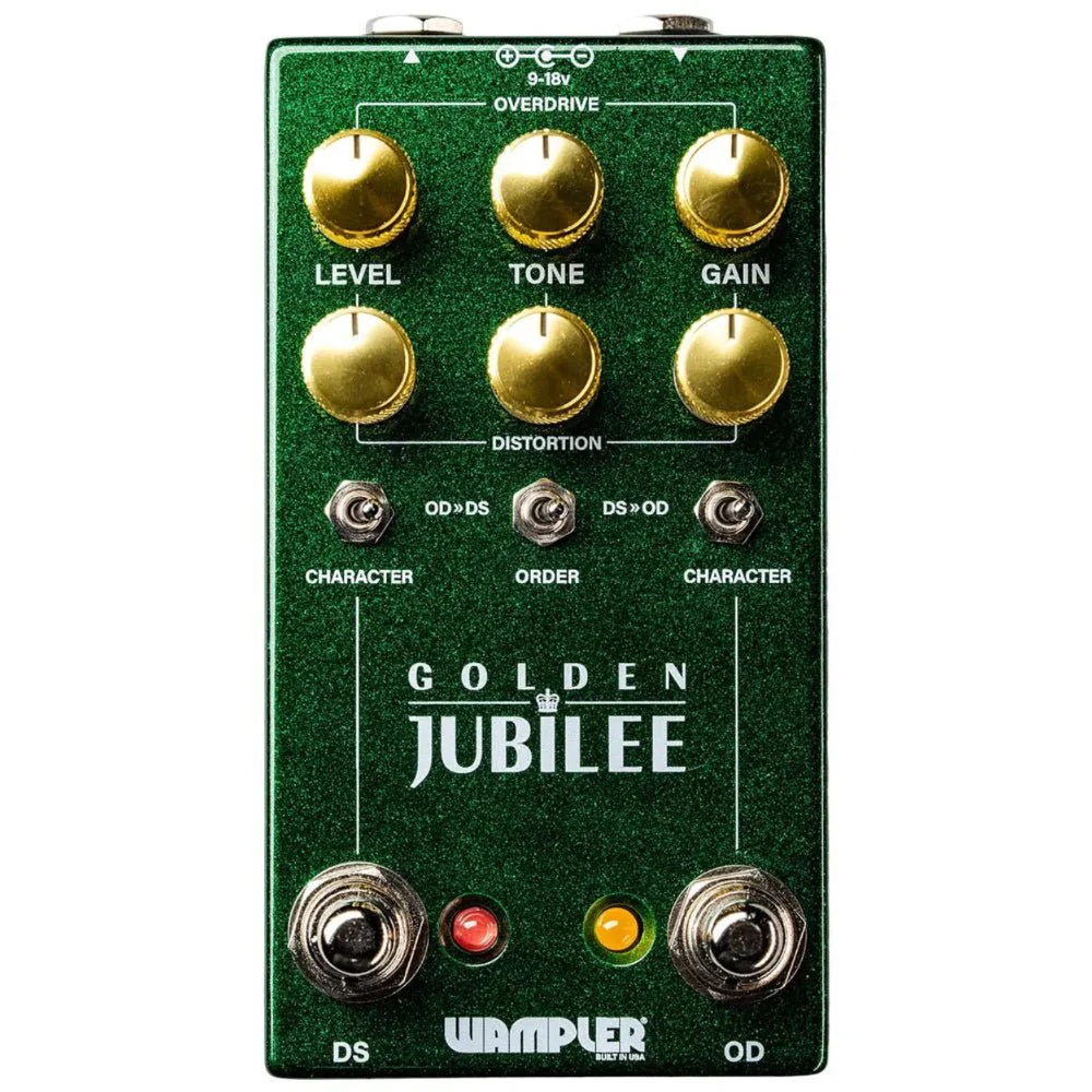 Wampler Golden Jubilee Dual Overdrive & Distortion Plexi & Mesa Tones In a Box