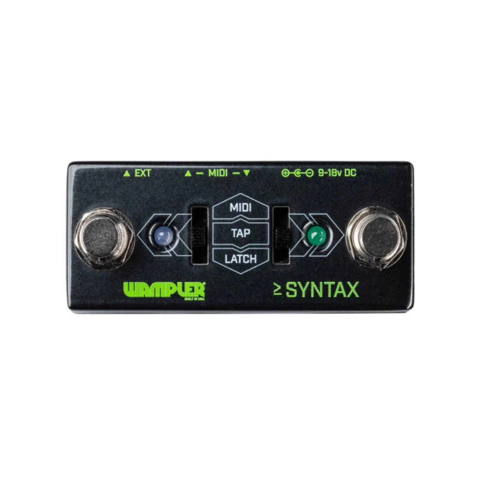 Wampler SYNTAX Universal MIDI Dual Footswitch MIDI, Tap and Latch - Image 2