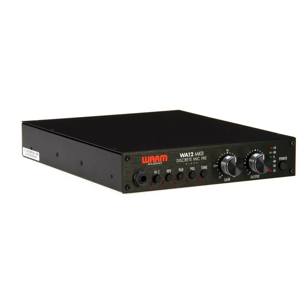Warm Audio WA12 MKII Discrete Mic Pre (Black) - Image 4